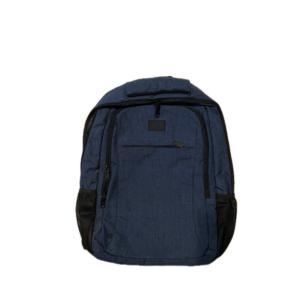 Matein Blue Black Padded Laptop Backpack